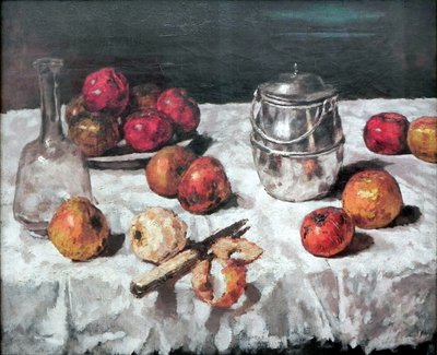 Still Life with Apples by Carl Schuch